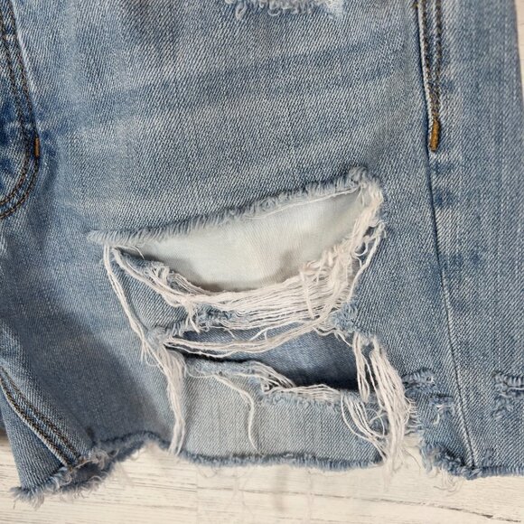 American Eagle Outfitters Shorts SZ 6 Vintage High Rise Distressed Cut Off Vacay - Picture 8 of 15